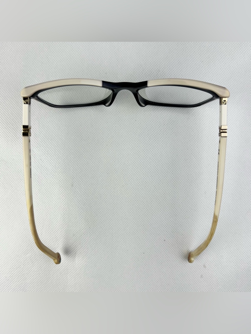 Carolina Herrera VHE896K COL.700Y NOS Black white Eyeglasses Frame 54-16-140 - Picture 5 of 9